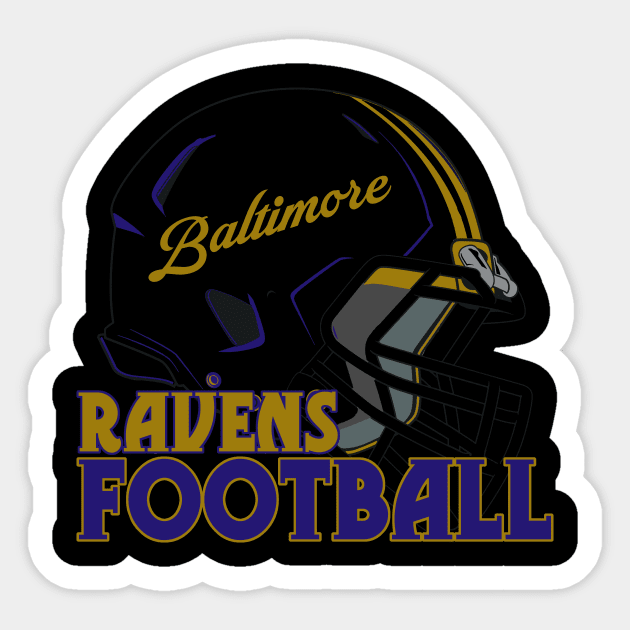 Baltimore Ravens Sticker by CovpaTees